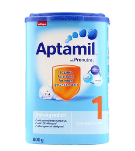  德国Aptamil爱他美婴幼儿配方奶粉1段（0-6个月 800g）