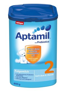  德国Aptamil爱他美婴幼儿配方奶粉2段（6-10个月 800g）